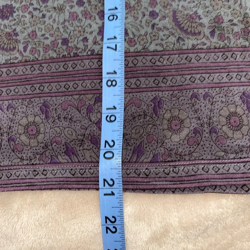AMERICAN EAGLE Soft & Sexy Grey Floral Tank - Picture 7 of 10